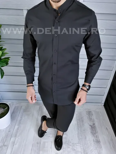 Camasa barbati neagra slim fit B1341 P20-5.1